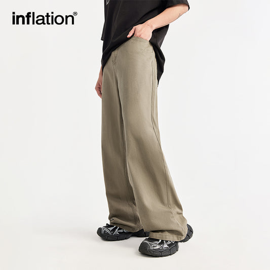 INFLATION Vintage Washed Wide Leg Jeans