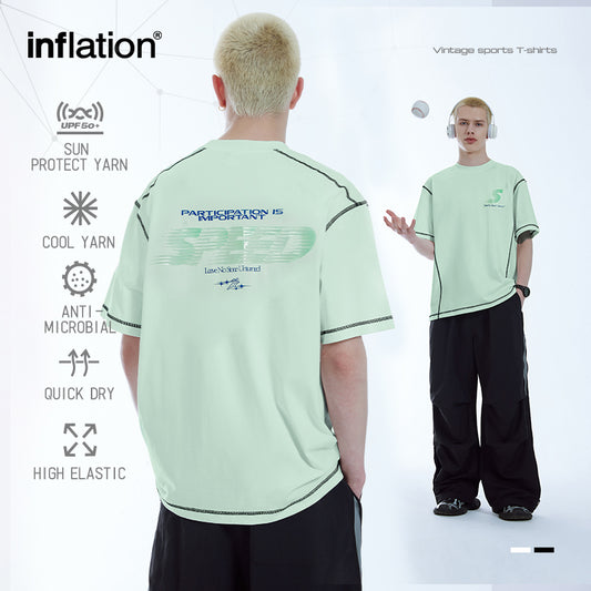 INFLATION Retro Silicone T-Shirt Sportswear