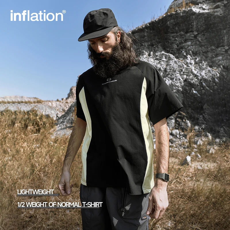 INFLATION Outdoor Sportswear Lightweight Stretch Tees - INFLATION