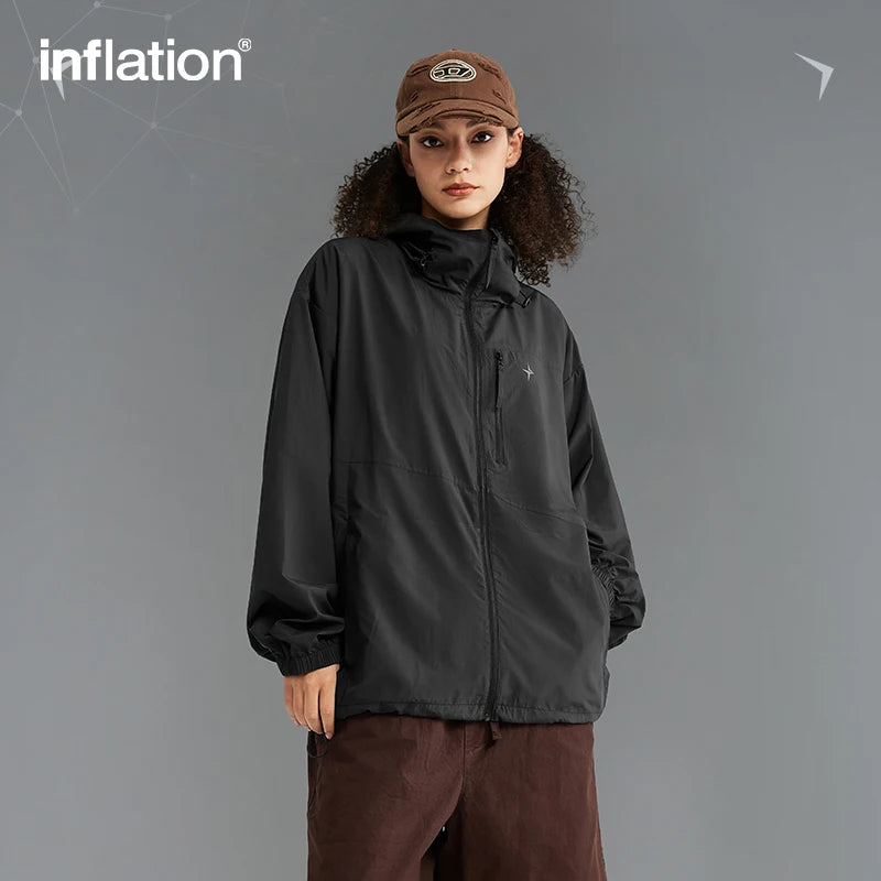 INFLATION Cool Feeling Fabric UV Protection Hiking Jacket - INFLATION