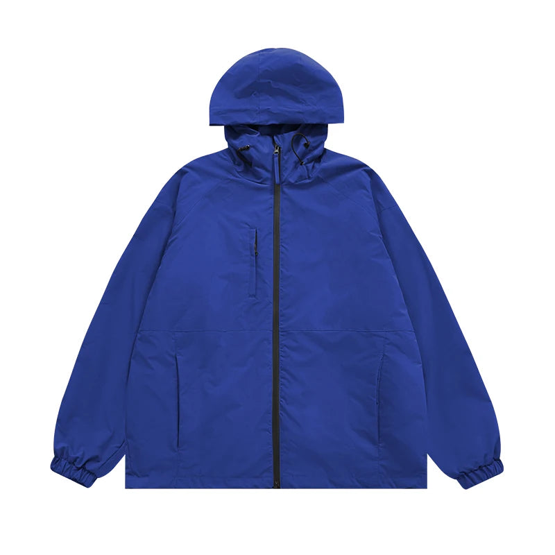 INFLATION High Collar Hooded Windproof Jacket - INFLATION