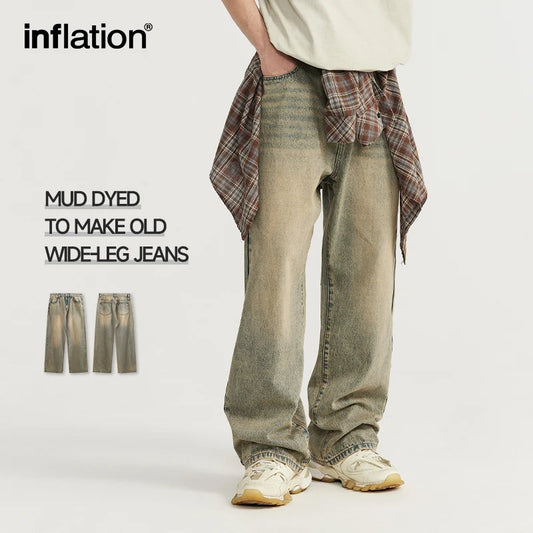 INFLATION High Street Distressed Denim Pants
