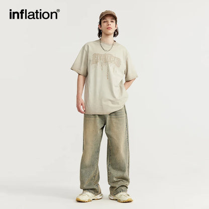 INFLATION High Street Distressed Denim Pants - INFLATION