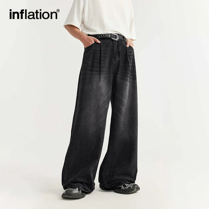 INFLATION High Street Wide Leg Baggy Jeans
