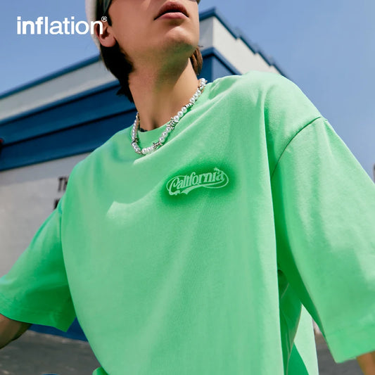 INFLATION Inkjet Printing Streetwear T-shirts - INFLATION