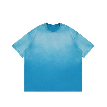 INFLATION Streetwear Washed Tie Dye Tshirt Unisex - INFLATION