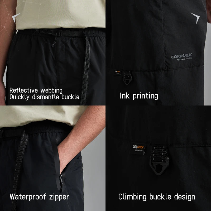 INFLATION X CORDURA Ripstop Hiking Jogger Pants with Belt - INFLATION