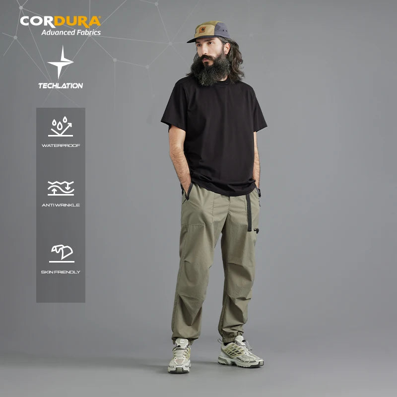 INFLATION X CORDURA Ripstop Hiking Jogger Pants with Belt
