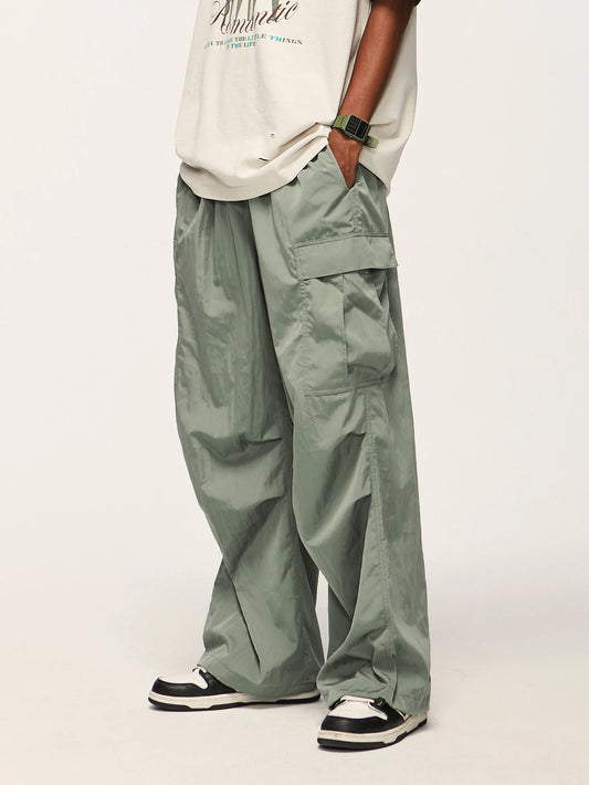 INFLATION Ruched Multi Pockets Bggay Cargo Pants - INFLATION