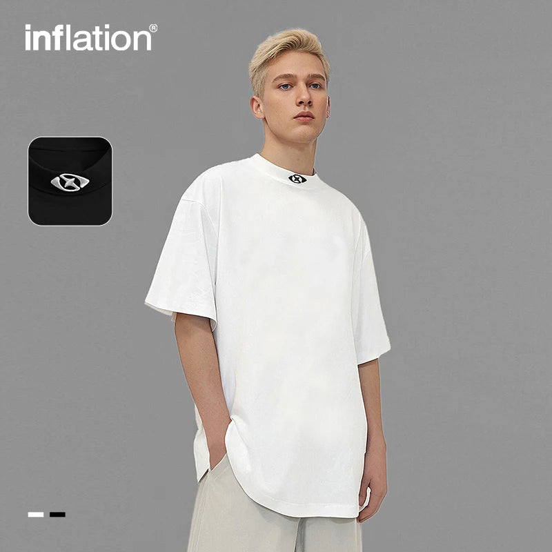 INFLATION Sun Protection UPF50+ Embroidered T-shirt - INFLATION