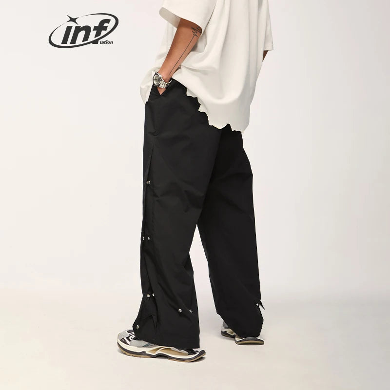INFLATION Trendy Baggy Cargo Pants Mens Streetwear - INFLATION