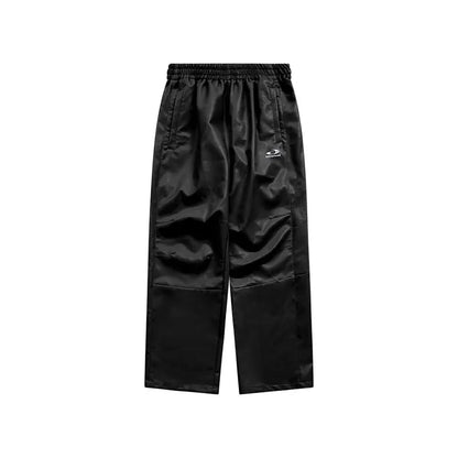 INFLATION Trendy PU Leather Wide Leg Pants Streetwear - INFLATION