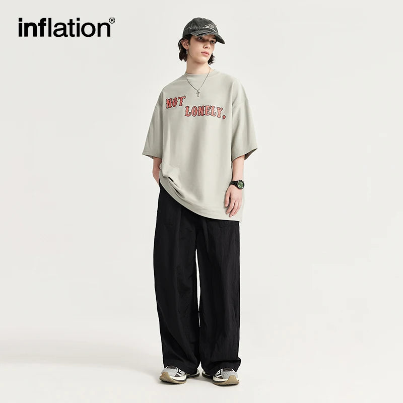 INFLATION Trendy Eco-friendly Washing Wide Leg Pants