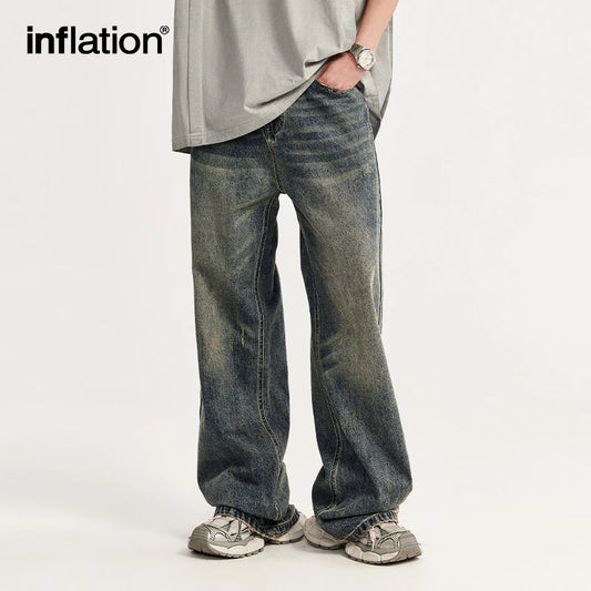 INFLATION Vintage Distressed Baggy Jeans