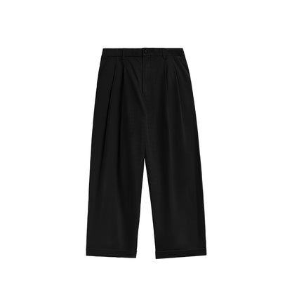 INFLATION Double Pleat Straight Leg Pants - INFLATION