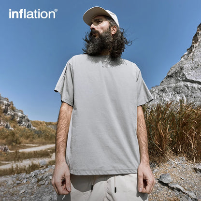 INFLATION Trendy Technology Fabric Lightweight T-shirts - INFLATION