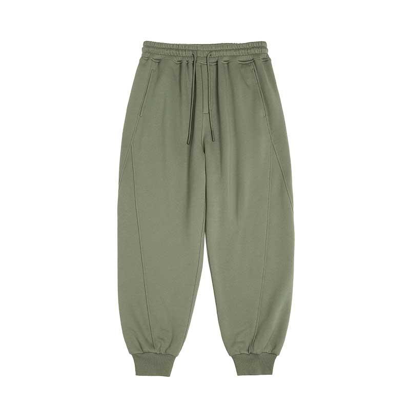 INFLATION Solid Color Thick Fleece Jogger Pants - INFLATION