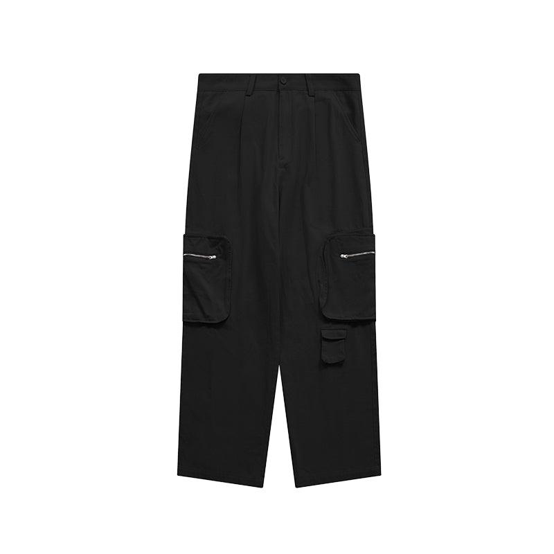 INFLATION Multi Pockets Wide Leg Cargo Pants - INFLATION