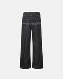 Embroidered Cinch Back Bootcut Jeans | Inflation Streetwear
