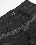 Embroidered Cinch Back Bootcut Jeans | Inflation Streetwear