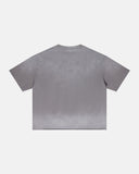Monkey Washed Boxy Cropped T-Shirt | Inflation Streetwear