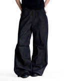 oversized streetwear jeans in raw denim finish