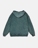 French Terry Washed Distressed Hoodies | Inflation Streetwear