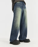 Monkey Wash Wide Leg Jeans| Inflation Streetwear