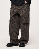 Camo Ripped Cargo Pants | Inflation Streetwear
