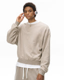 Boxy Fit Henley Collar Sweatshirt | Inflation Streetwear