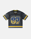 87 Jersey Mesh Print Tee | Inflation Streetwear