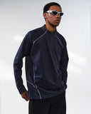 Quick-Dry Quarter Zip Up Long Sleeve Tee | INFLATION Streetwear