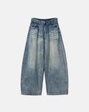 front view rhinestone baggy jeans