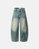 Acid Wash Baggy Barrel Jeans | Inflation Streetwear