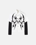 Layered Tribal Graphic Shirt | Inflation Streetwear