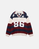 Colorblock Striped Jacquard Sweater | Inflation Streetwear