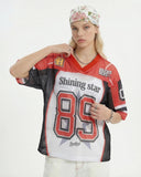 V-Neck Colorblock Mesh Jersey | Inflation Streetwear