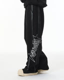 Stitching Spray-Painted Graffiti Sweatpant | Inflation Streetwear