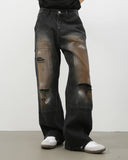 Vintage Ripped Baggy Jeans | Inflation Streetwear