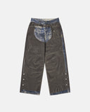 Colorblock Digital Printing Cotton Jeans | Inflation Streetwear