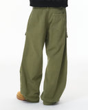 Multi Pockets Garment Washed Cargo Pants | Inflation Streetwear