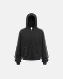 Washed Stitching Spray-Painted Hoodie | Inflation Streetwear