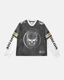 Mesh Skeleton Print Long Sleeve Tee | Inflation Streetwear