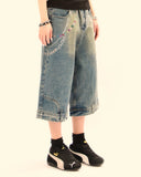 Digital Printing denim Jorts | Inflation Streetwear