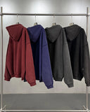 Distressed Acid Wash Double Zip Up Hoodies | Inflation Streetwear