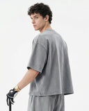 Snow Washed Heavyweight Boxy T-Shirt | Inflation Streetwear