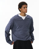 V-neck Long Sleeve Waffle Tees | Inflation Streetwear