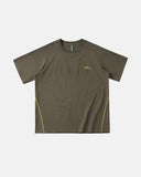 Front view of AirFlow Breathable Quick-Dry Tee in Army green