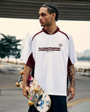 Sporty Patchwork Print Jersey | Inflation Streetwear