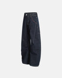 Raw Blue Deconstructed Baggy Jeans | Inflation Streetwear